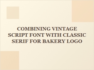 The Artful Blend of Script and Serif